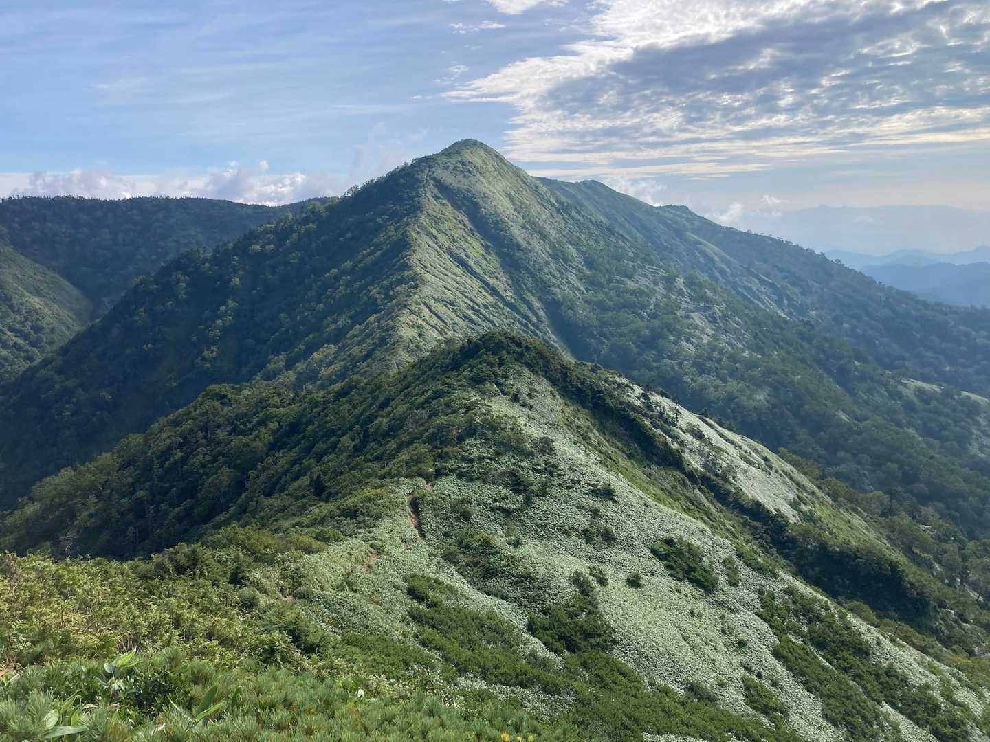 地蔵峠-地蔵山-堂岩山-猟師の頭-白砂山 往復コースの写真