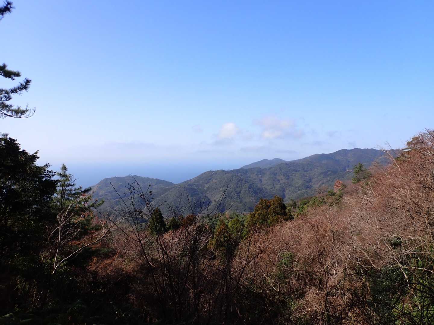 四百段あてりは展望が望めます