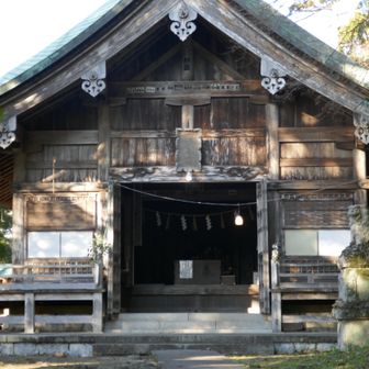 石巻神社の山上社