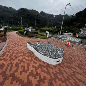 ゴジラの足跡。