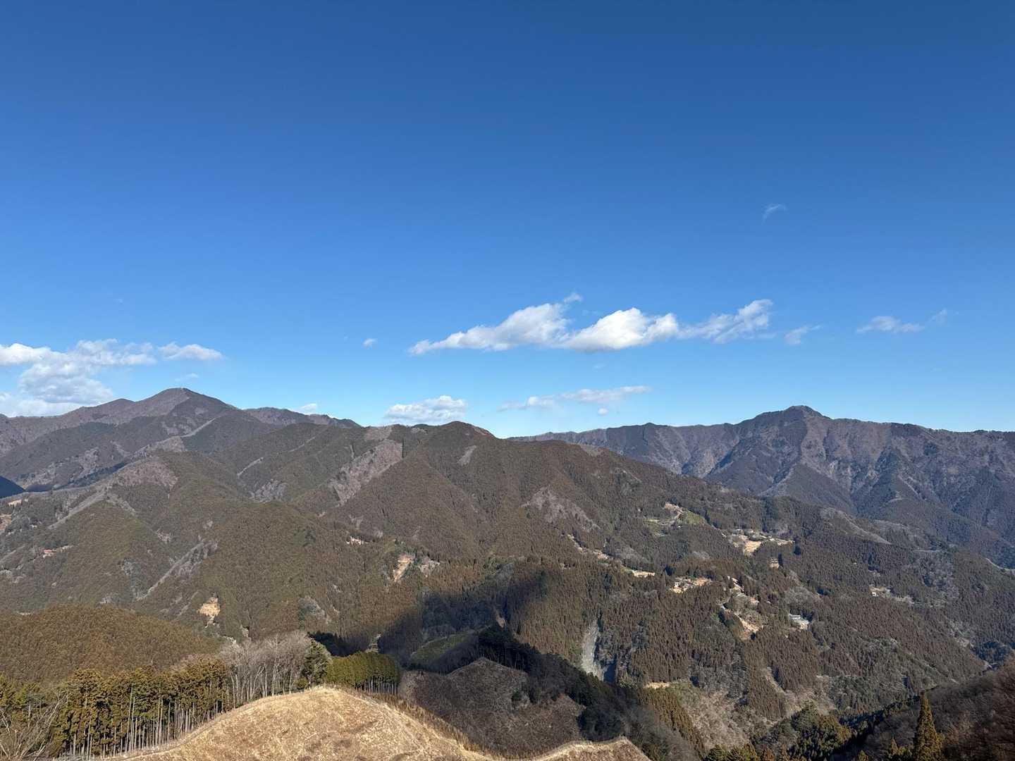 御前山、大岳山