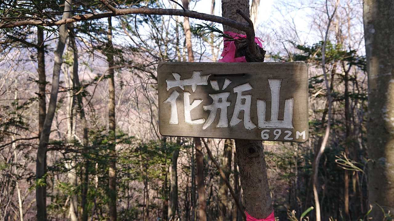 たくさんあるうちの山名板の一つ
