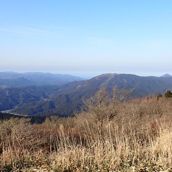 雷山より南西の景色
