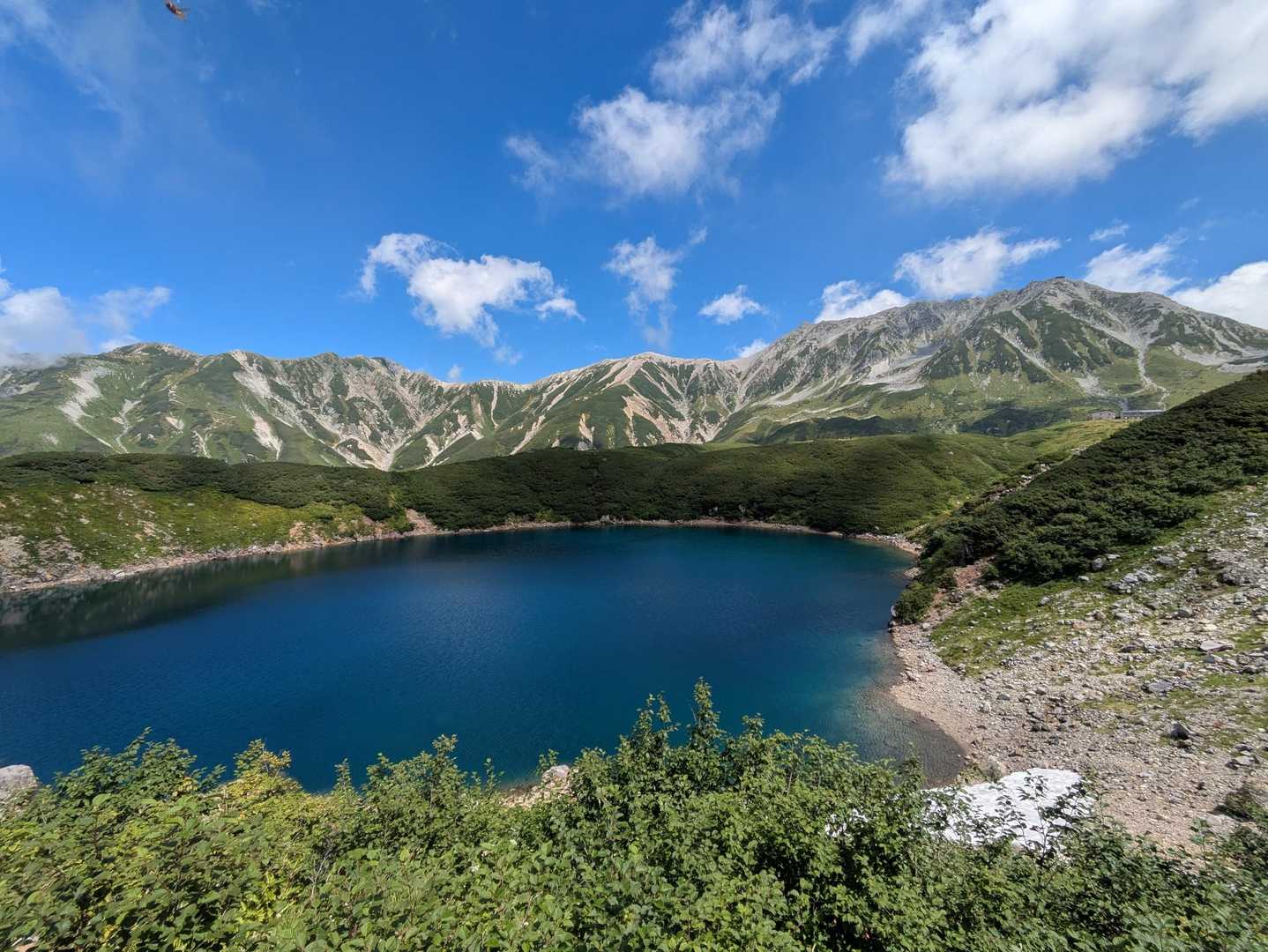 別山-室堂登山口 縦走コースの写真