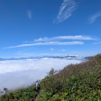 北アルプス方面
下山が名残惜しい