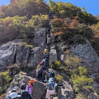 かなりの直登