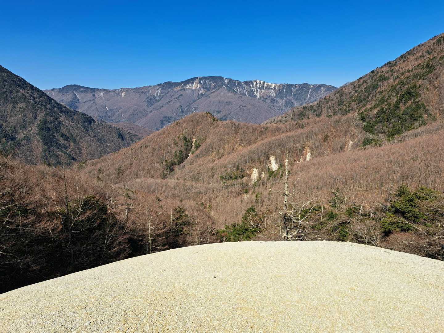 白岩岳～釜無山方面