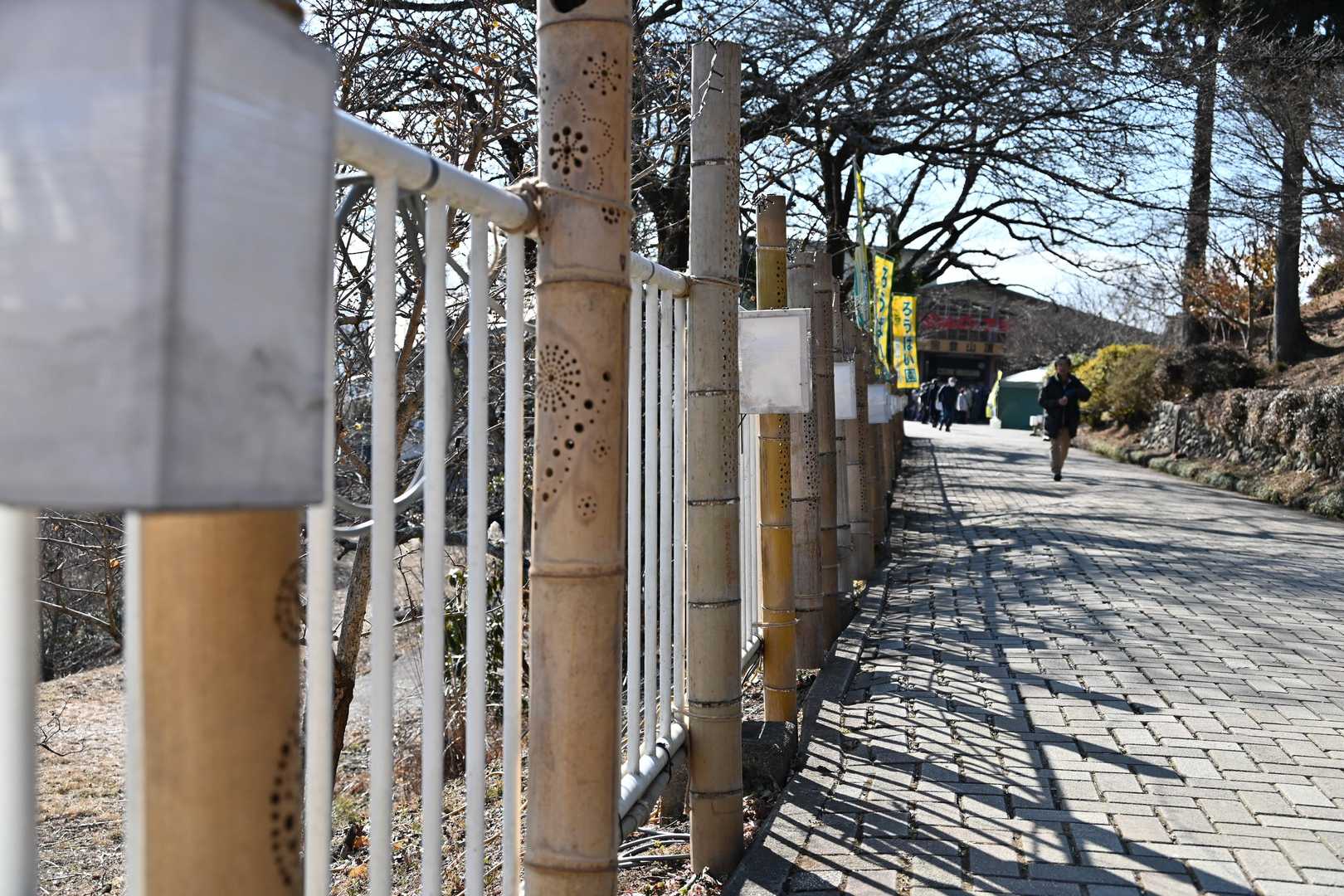 奥はゴンドラ山頂駅舎。