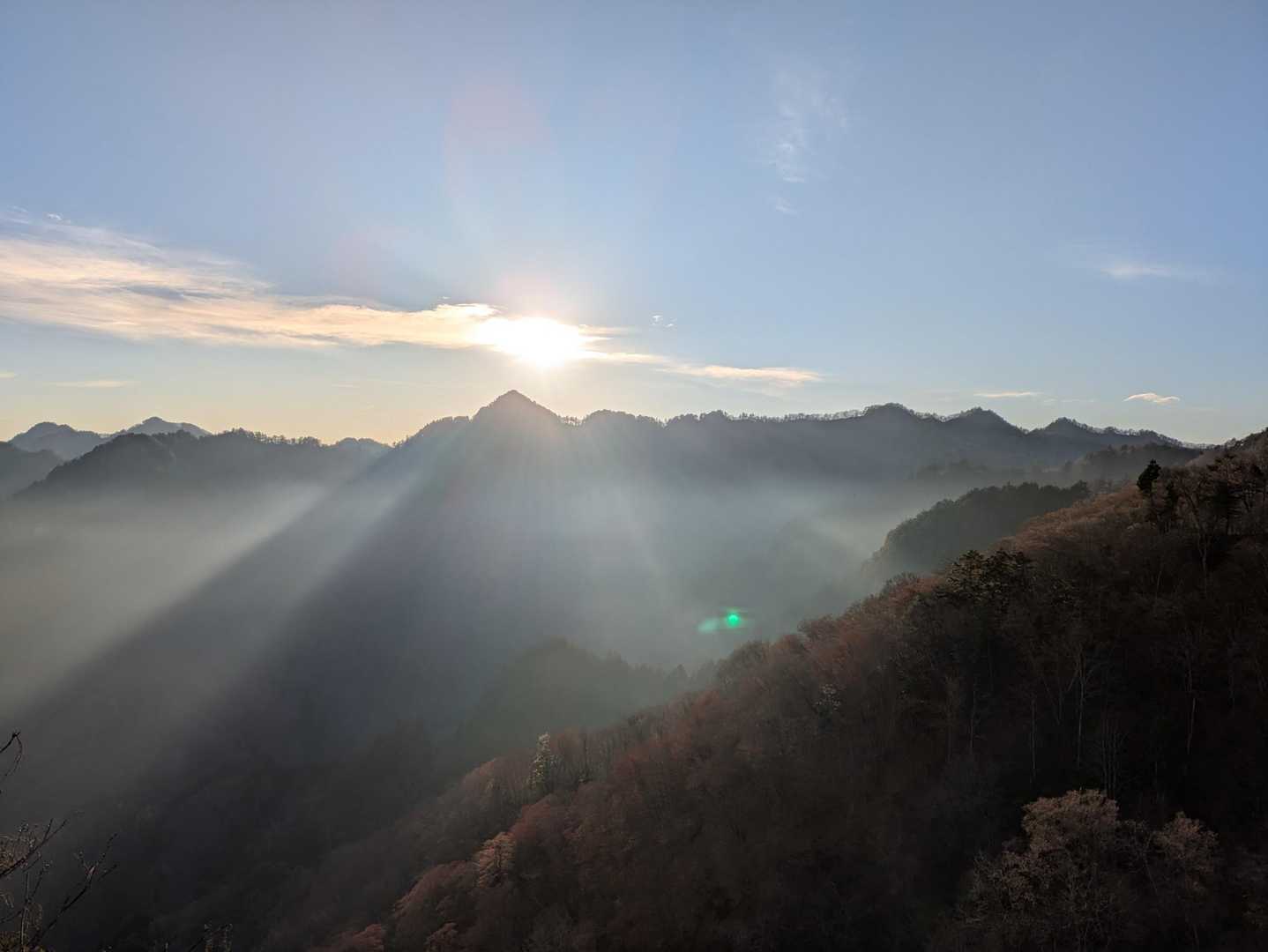諏訪山楢原登山口-大江権現堂-ヤツウチグラ-諏訪山 往復コースの写真