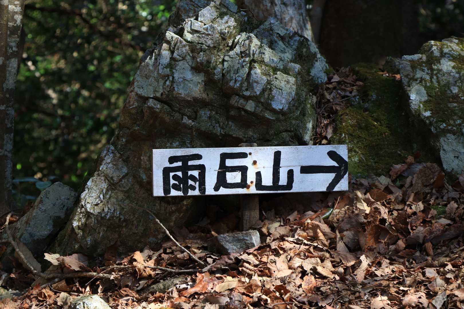 雨石山を目指します。