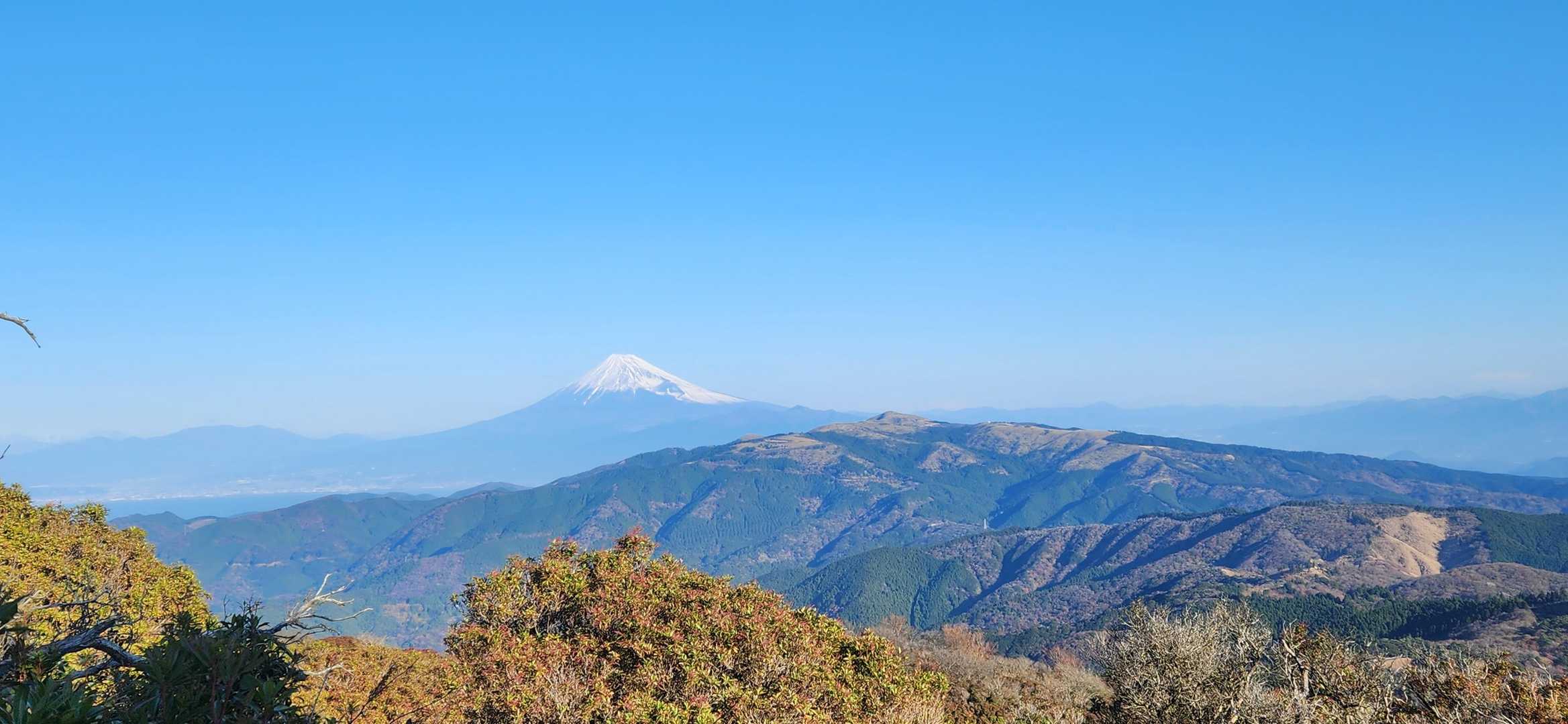 仁科峠-風早峠-魂の山-土肥峠-吉奈峠-棚場山-土肥峠-伽 縦走コースの写真