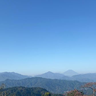 快晴。富士山もくっきり