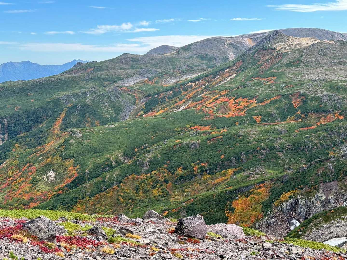 七合目登山事務所-黒岳-北鎮岳-中岳-姿見駅 縦走コースの写真