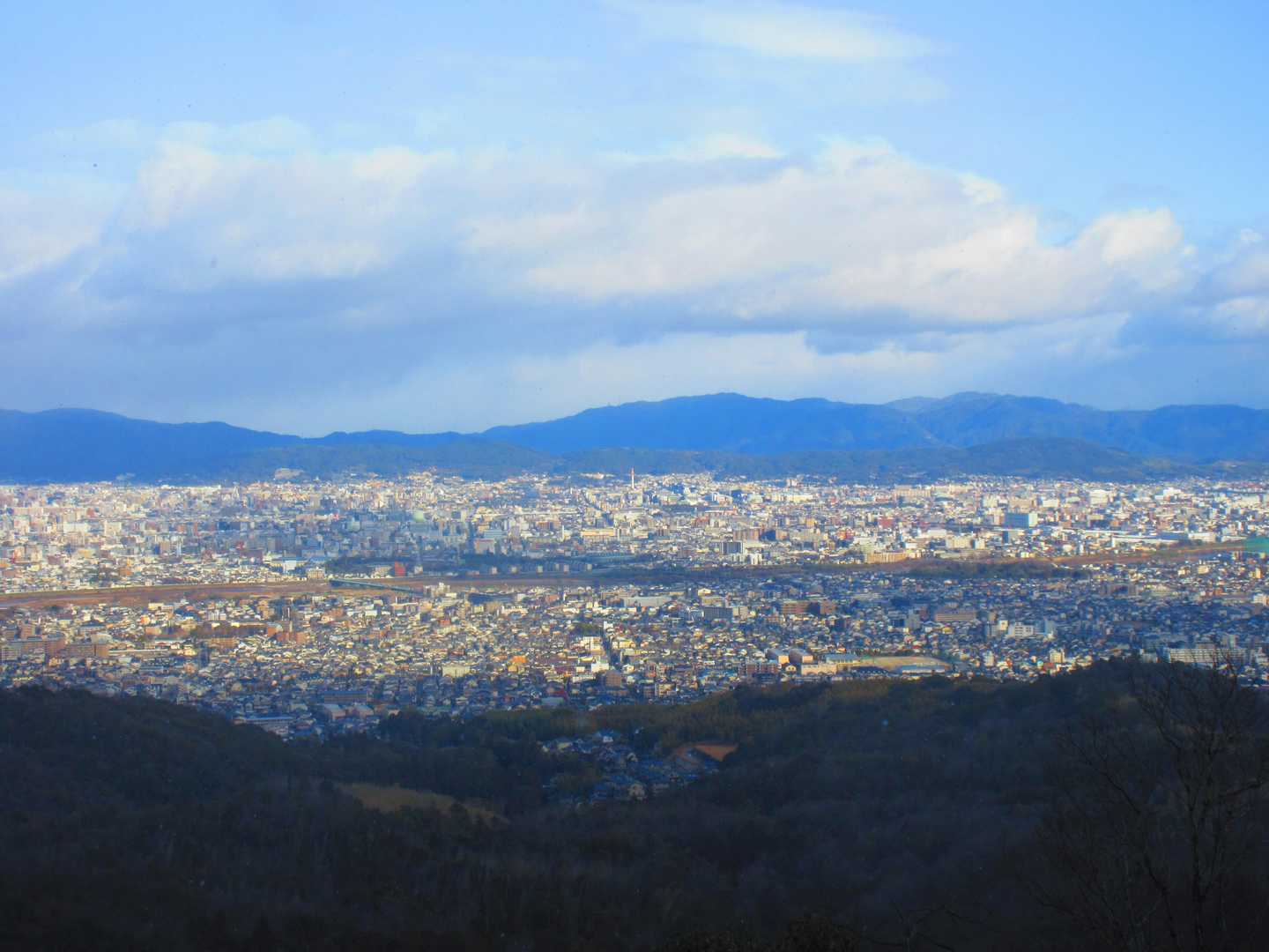 馬堀駅-みすぎ山-唐櫃越-沓掛山-沓掛山登山口-上桂駅 縦走コースの写真