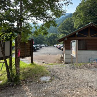 名頃の駐車場🅿️に車🚗停めてスタート▶️