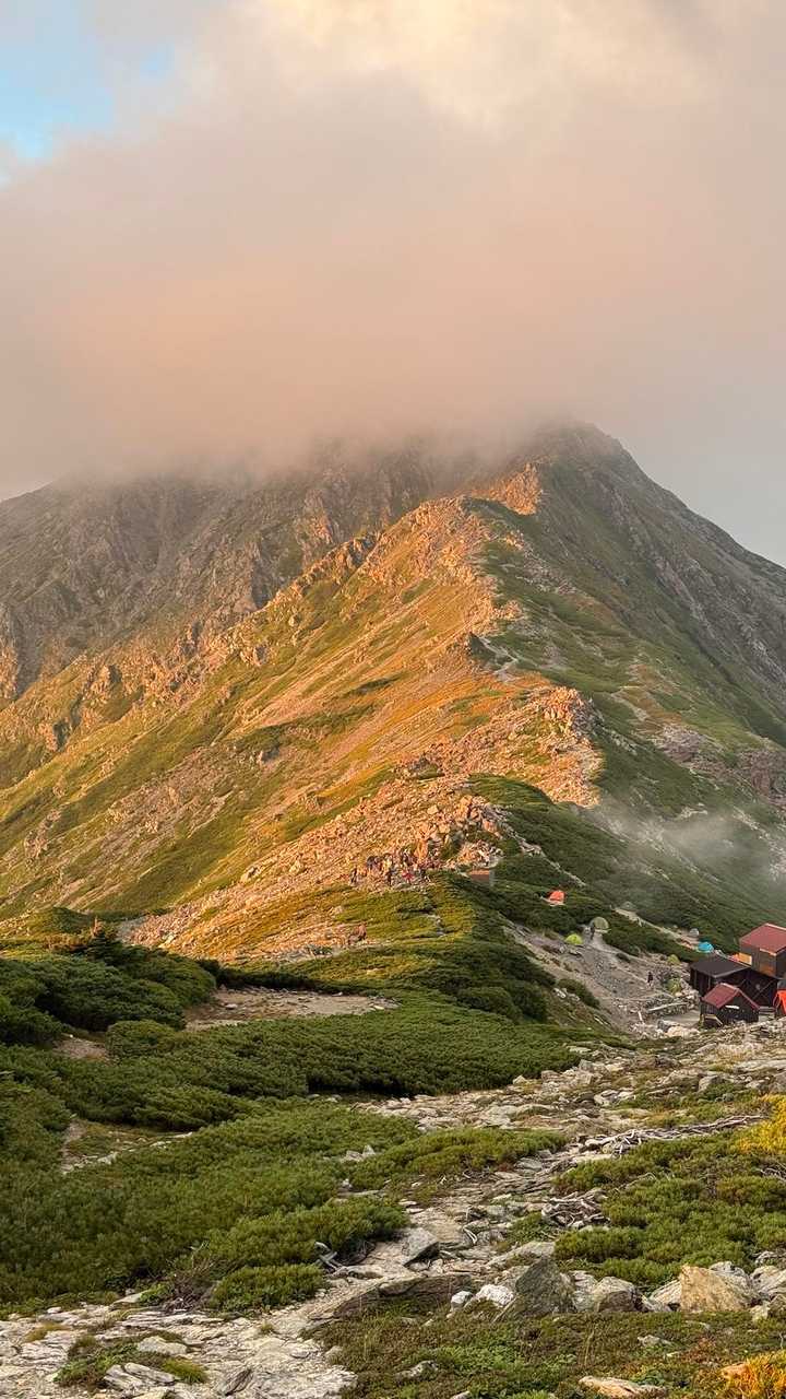 白根三山（北岳・間ノ岳・農鳥岳）、テン泊縦走 の写真 35