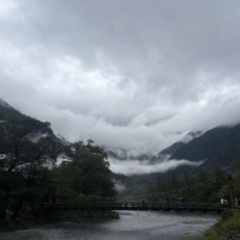 曇天！河童橋人少なっ！