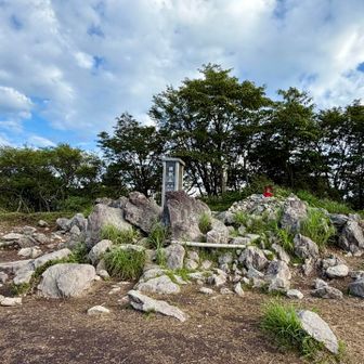 山頂貸し切り！
朝のこの時間は虫もほとんどいなくて、
涼しいし居心地バッチリ👌