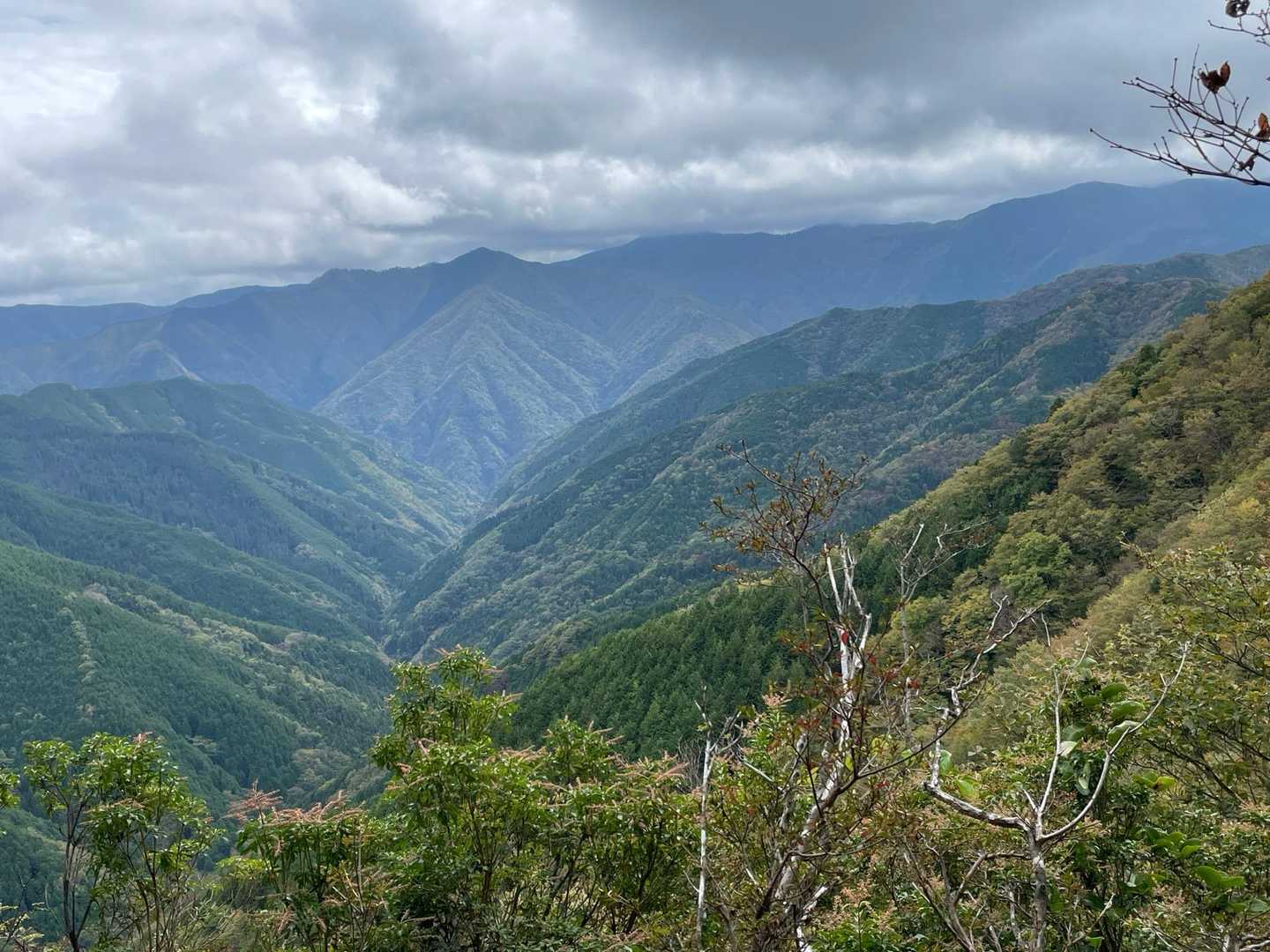立里荒神前バス停-荒神岳 往復コースの写真