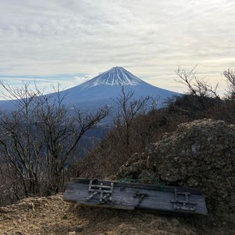 開始4時間、鬼ケ岳登頂