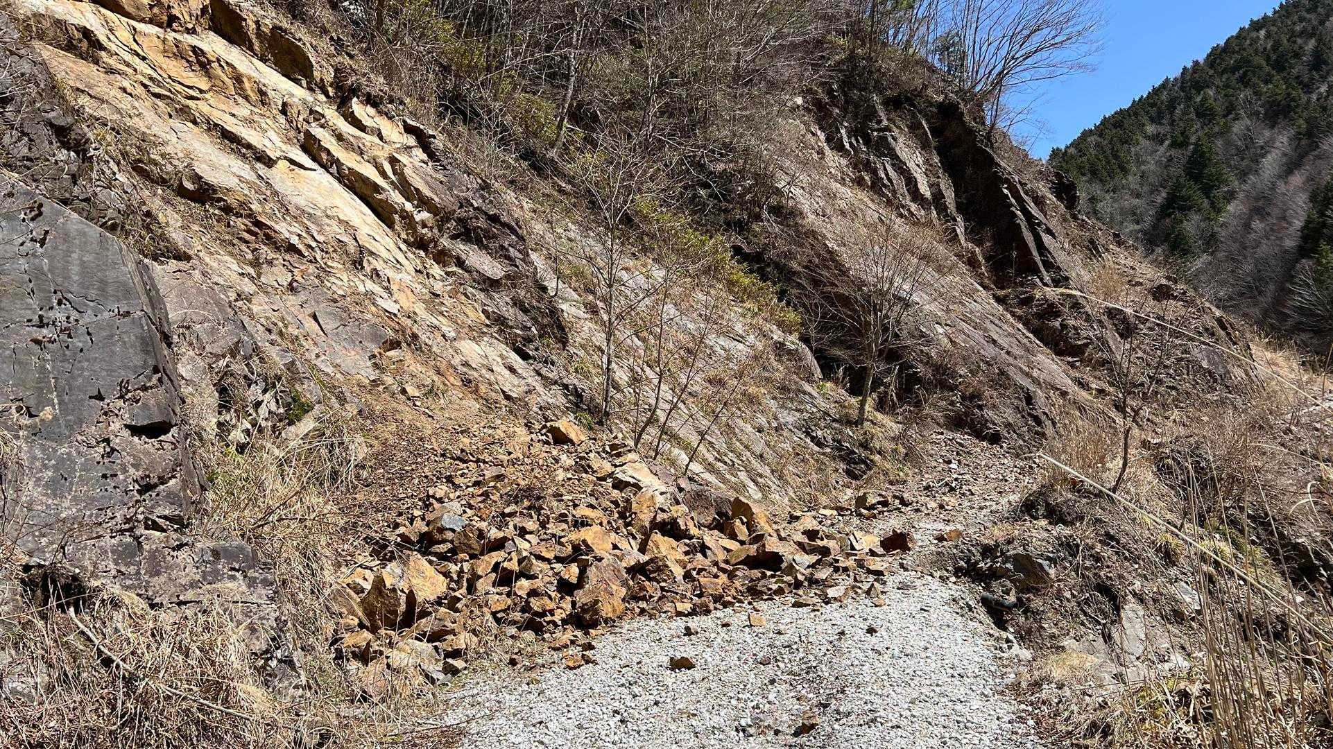 焼山 往復コースの写真
