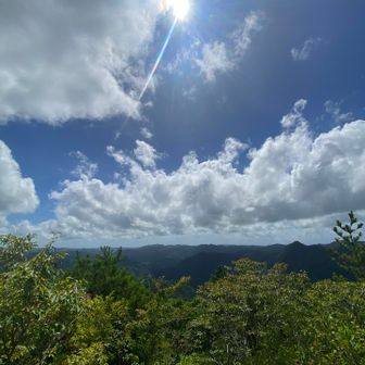 雌岳の方が景色良いのでレッツゴー🥾
