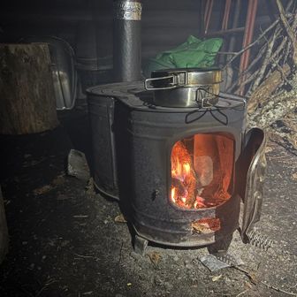 閉めてもモクモクです。