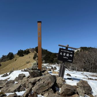 こんな立派な
標柱、なかったね