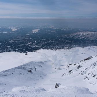 旭川市の街方面
