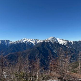 快晴の辻山🏔️✨
白峰三山とってもビューティフォー✨✨