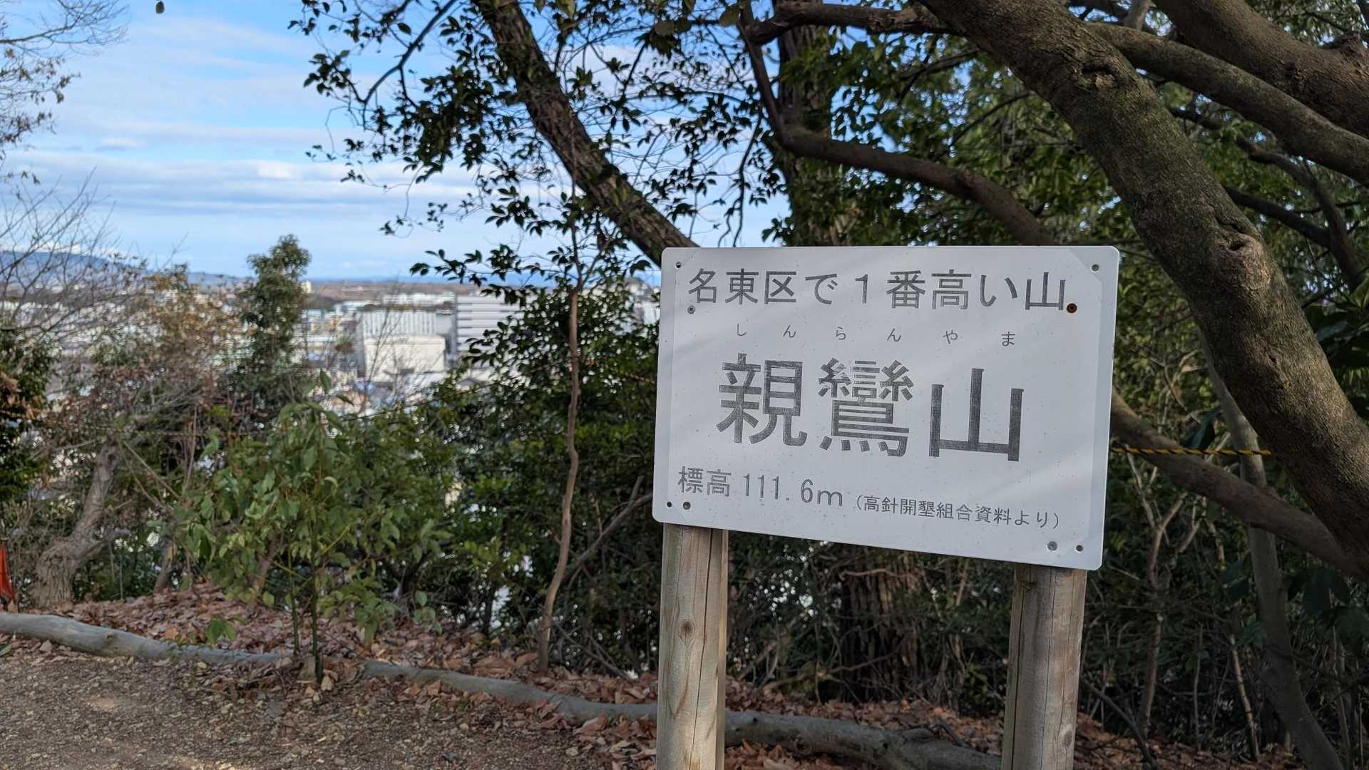 親鸞山111ｍ。
ゾロ目でたー。