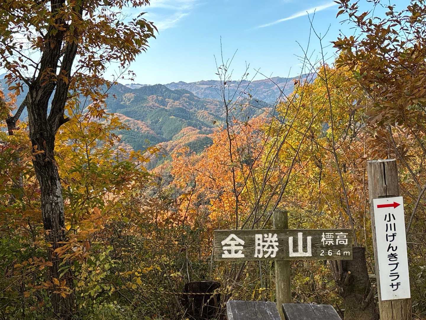 金勝山に着きました。