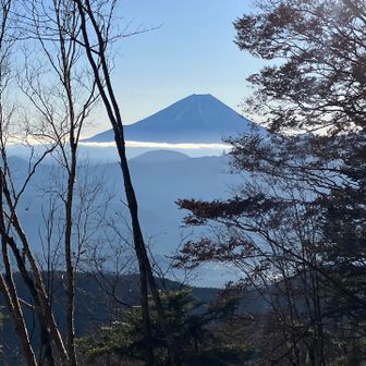 山頂から少し先の富士山眺望所🗻
