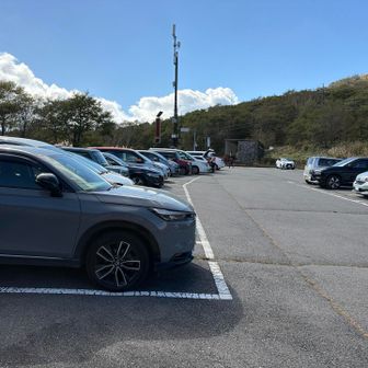 小沼を一周して戻ってきました。満車です