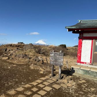 這うようにしてたどり着きました
山頂です