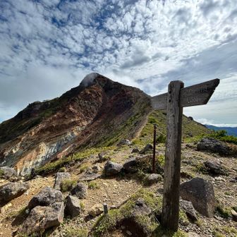 今は登山禁止の櫛が峰でした😅
