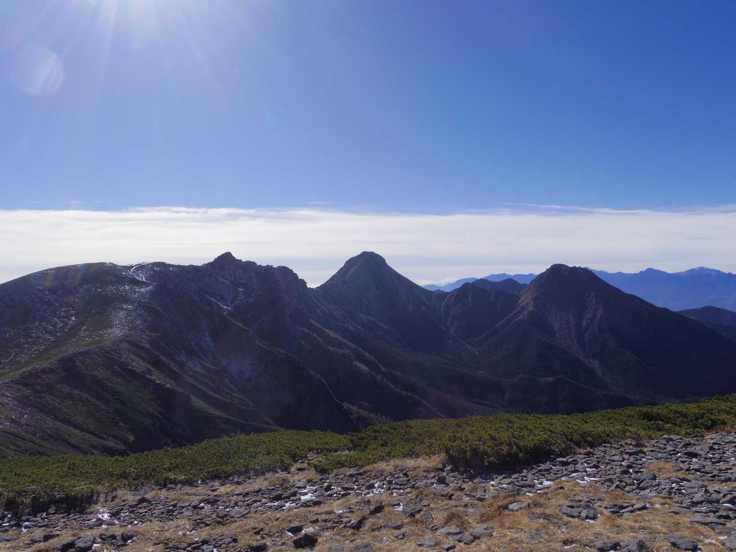 横岳　赤岳　阿弥陀岳