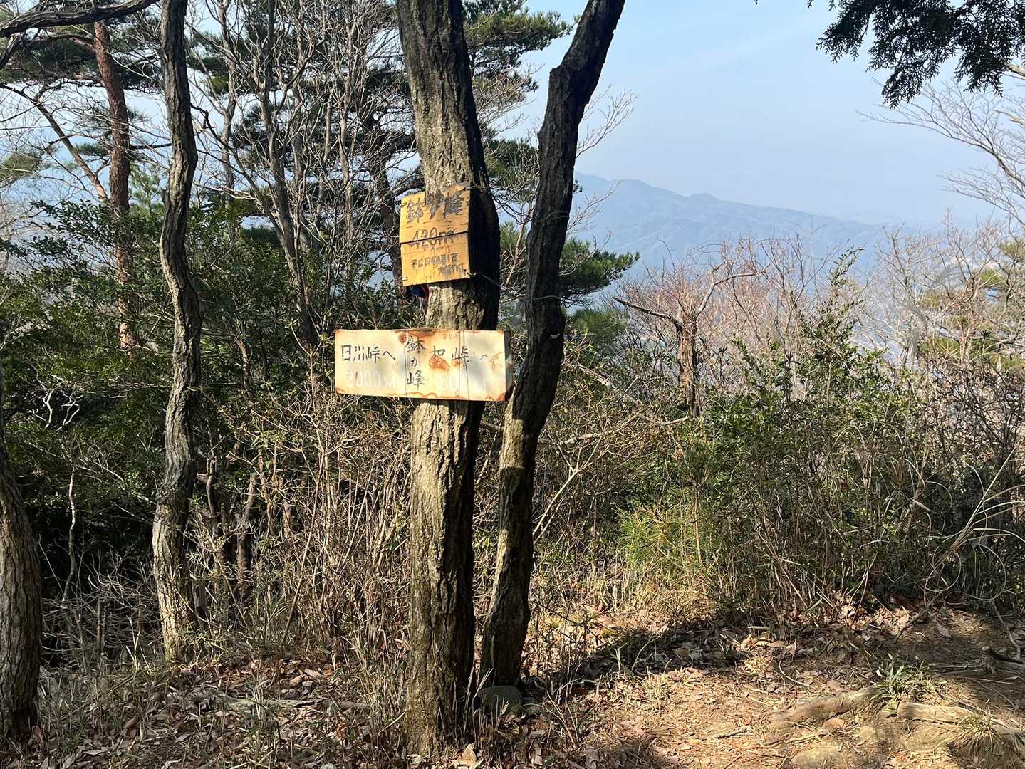 鉢ヶ峰到着です