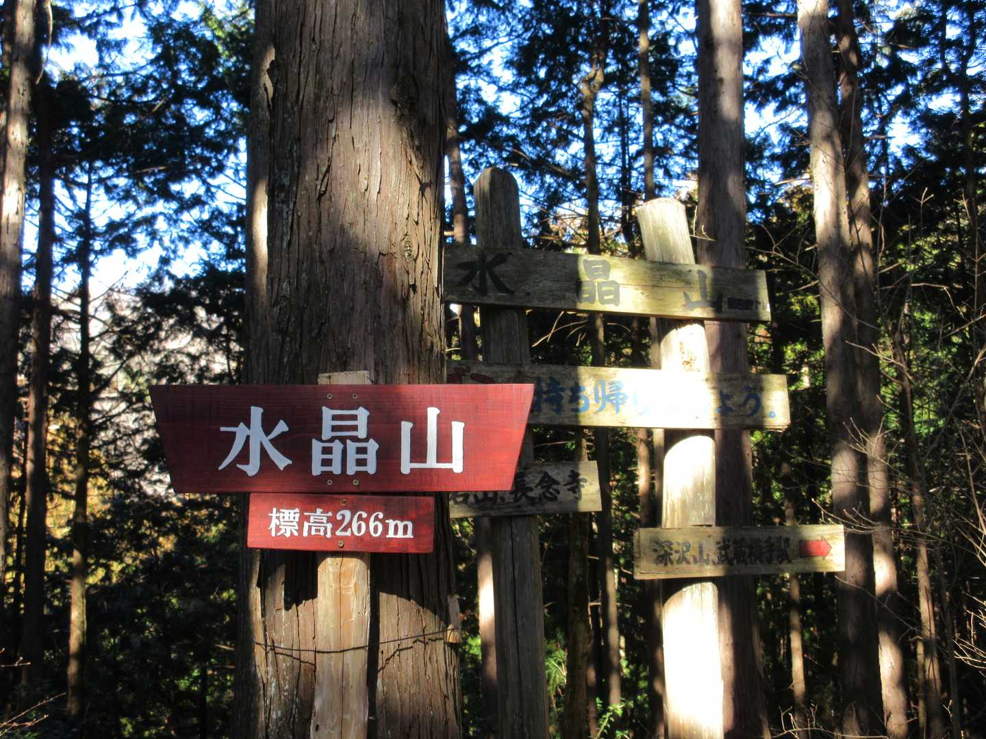 水晶山 266m
