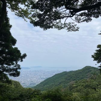 山頂からの福岡市内