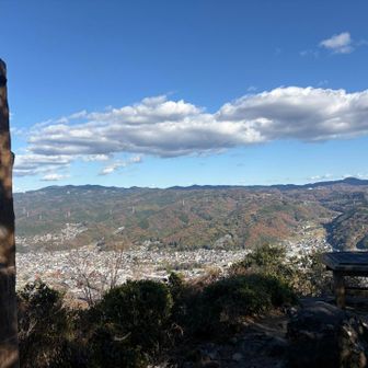 スタートから35分、城山到着