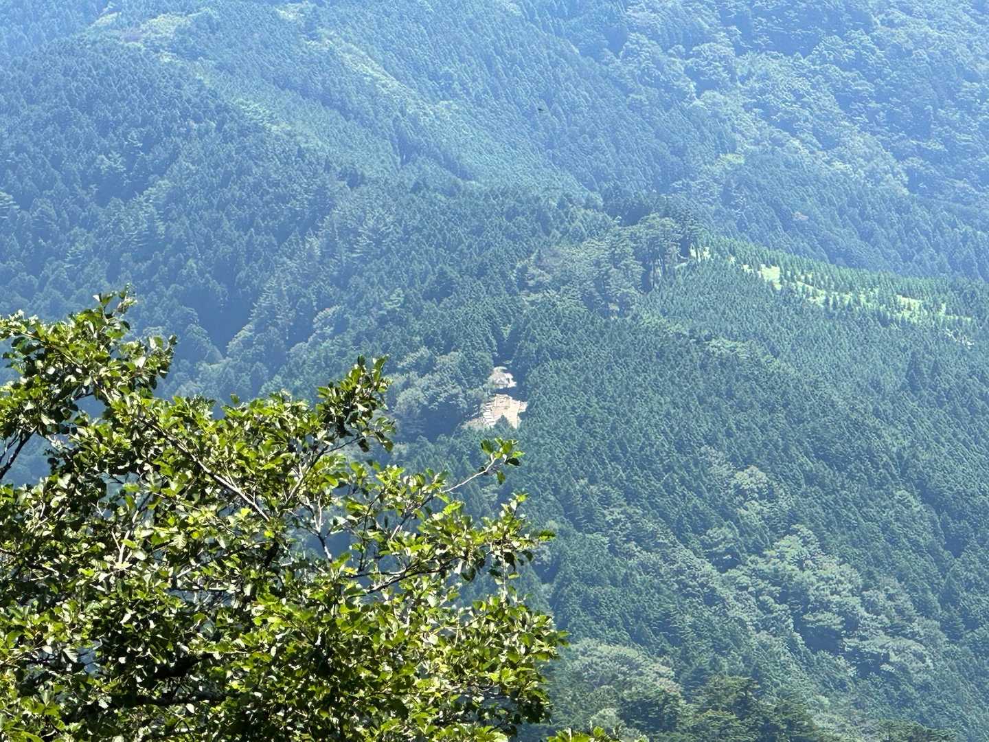 あ、

山頂から見晴台を見る事が出来るんですね

あんなに遠いとは