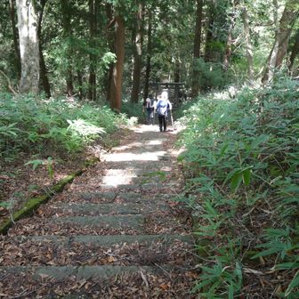 神社から下ります