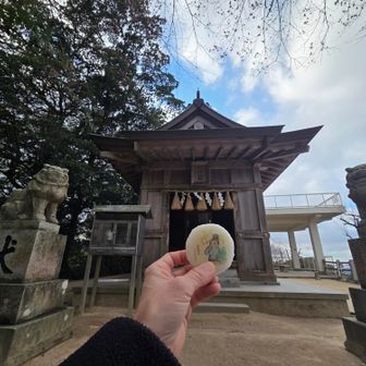 納め登山　天拝山