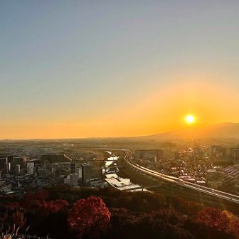秀望台で夕景を満喫☺️