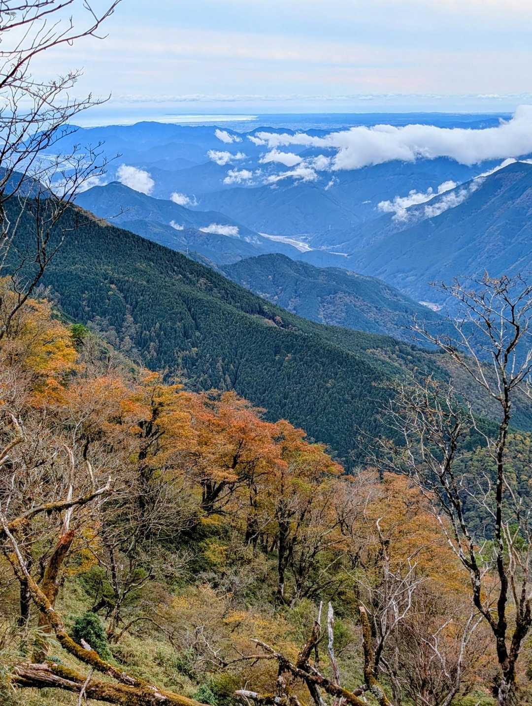 焼津アルプスの向こうは志太平野