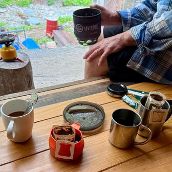 晩御飯まで時間があるのでコーヒータイム