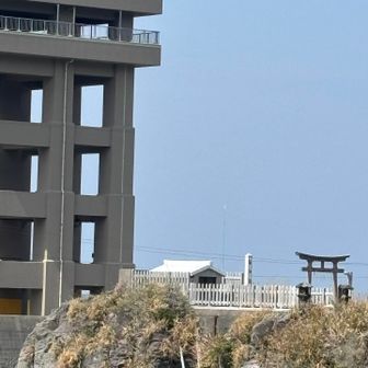 遠くに龍神様⛩️✨帰りにお参りします❣️