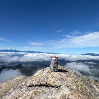 そして南アルプス&八ヶ岳with B🍺
この組み合わせもここからが最高ー！
瑞牆山のいいところは、南アルプスと八ヶ岳が最前列で一緒に見えるところ✨