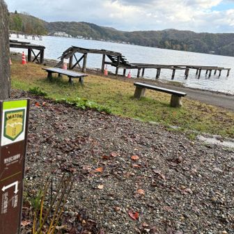 ザサウナから出て野尻湖ダイブする場所はこちら
